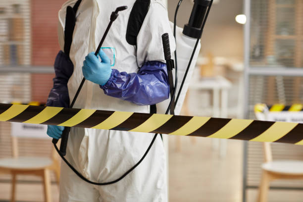 Professional Biohazard technician working in Hydes, MD